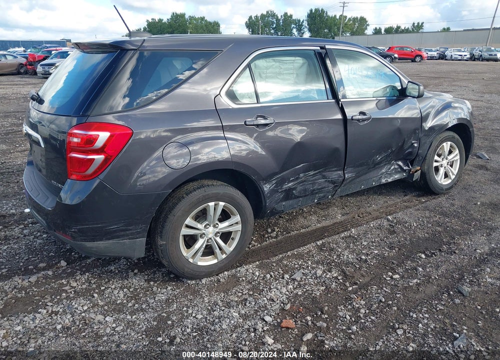 2016 CHEVROLET EQUINOX LS VIN: 2GNALBEK1G6267397