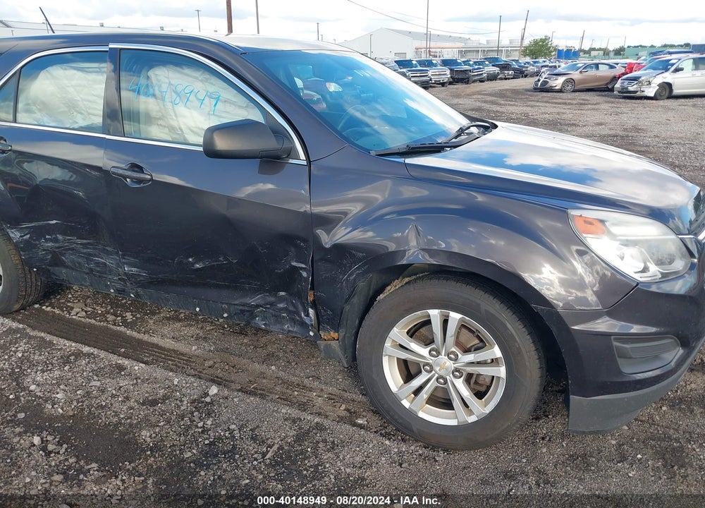 2016 CHEVROLET EQUINOX LS VIN: 2GNALBEK1G6267397