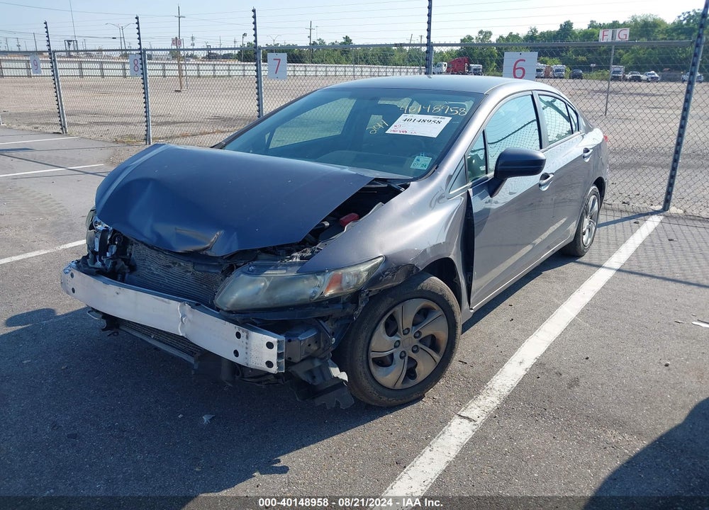 2014 HONDA CIVIC LX VIN: 2HGFB2F58EH518641