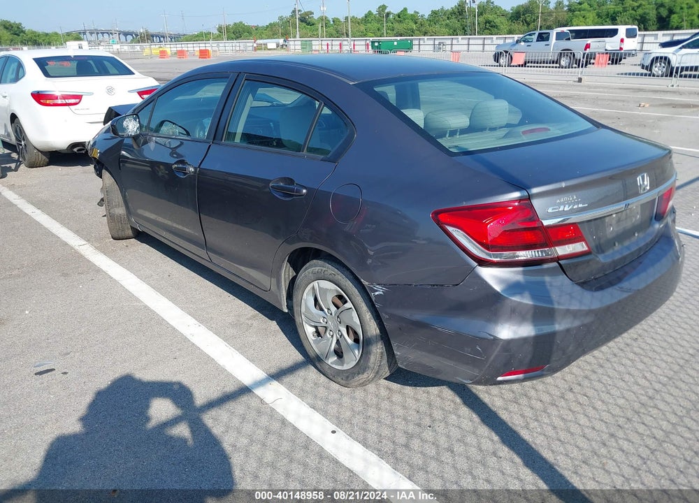 2014 HONDA CIVIC LX VIN: 2HGFB2F58EH518641