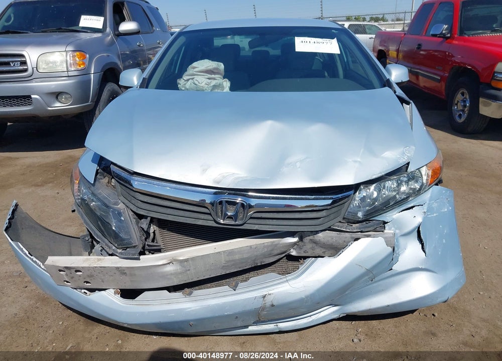 2012 HONDA CIVIC VIN: 2HGFB2F52CH559330