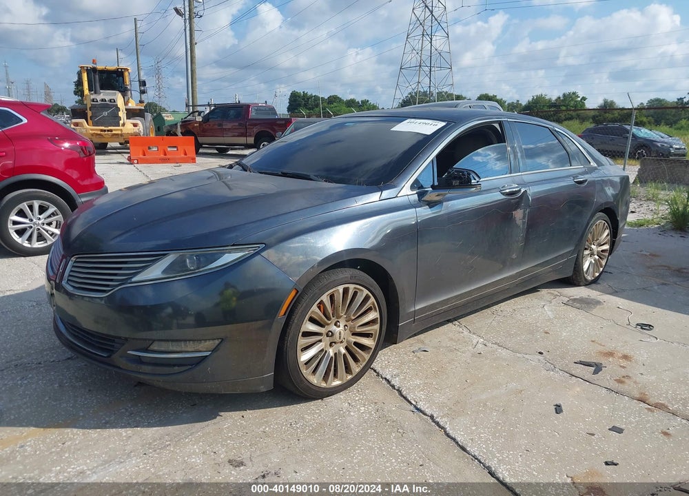 2013 LINCOLN MKZ VIN: 3LN6L2G99DR822086