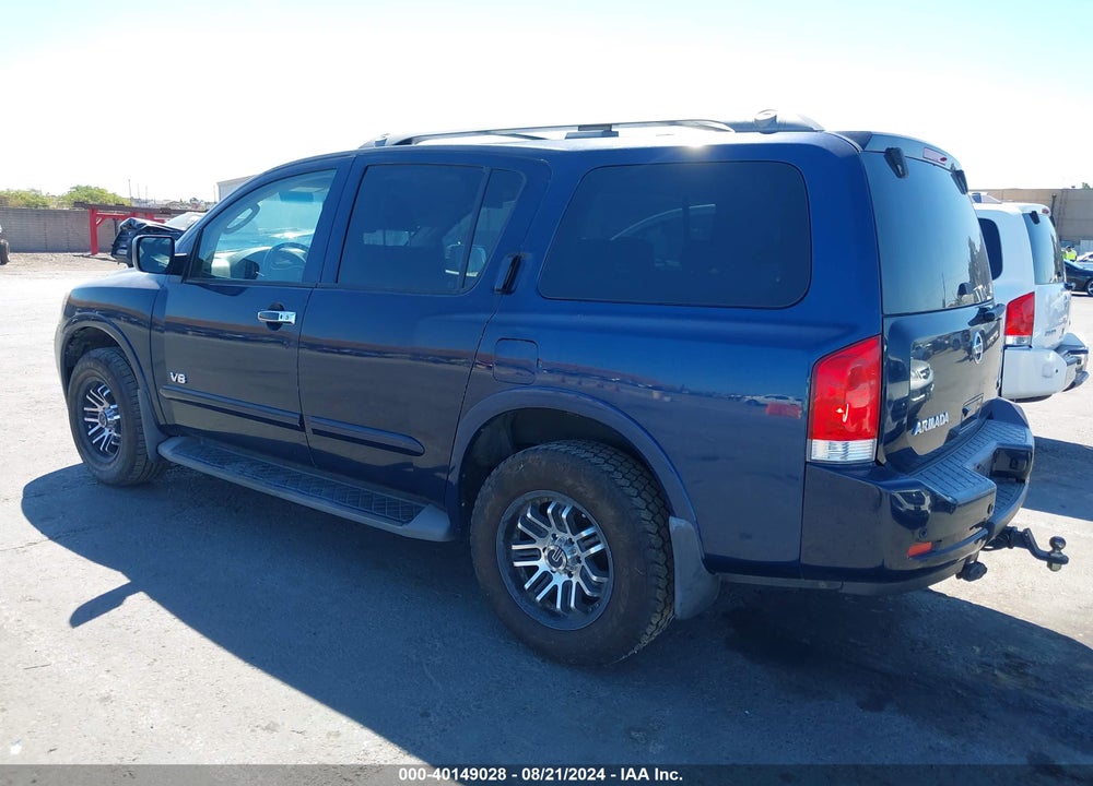 2008 NISSAN ARMADA SE VIN: 5N1AA08CX8N602530