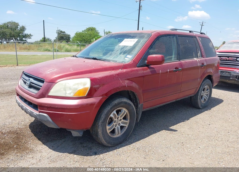 2003 HONDA PILOT EX-L VIN: 2HKYF18513H544523