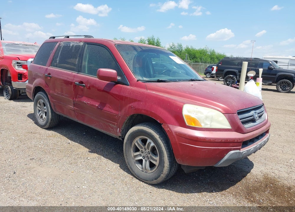 2003 HONDA PILOT EX-L VIN: 2HKYF18513H544523