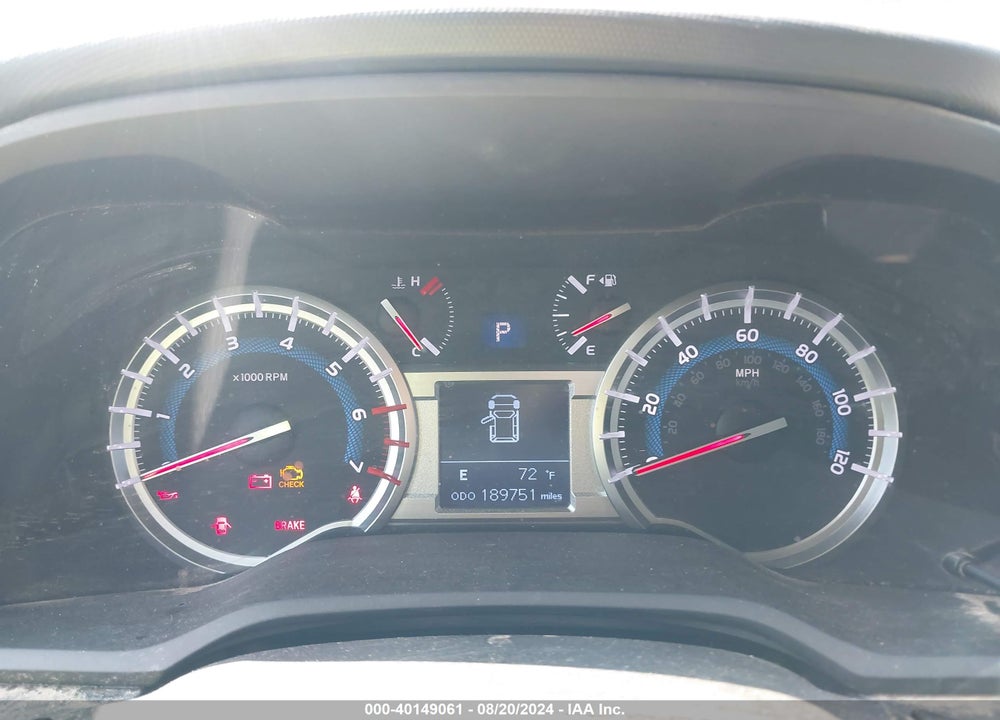 2014 TOYOTA 4RUNNER SR5 VIN: JTEBU5JR7E5169705