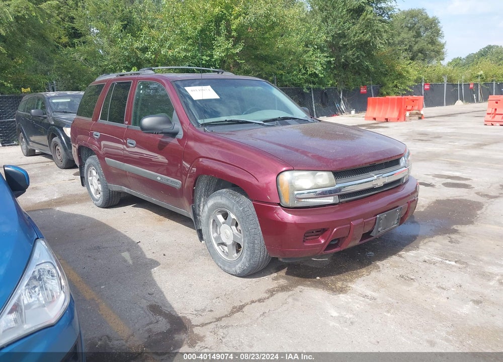 2004 CHEVROLET TRAILBLAZER LS VIN: 1GNDT13SX42287084