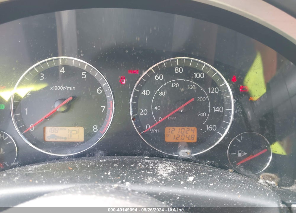 2004 INFINITI FX45 VIN: JNRBS08W14X401095