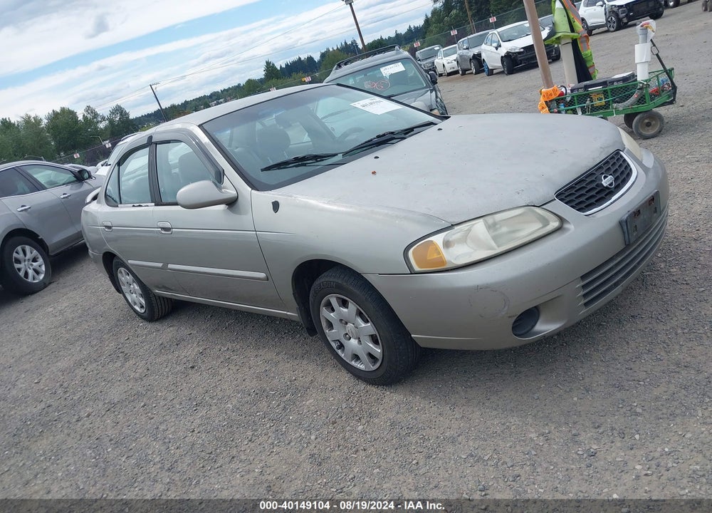 2002 NISSAN SENTRA GXE VIN: 3N1CB51D52L631079