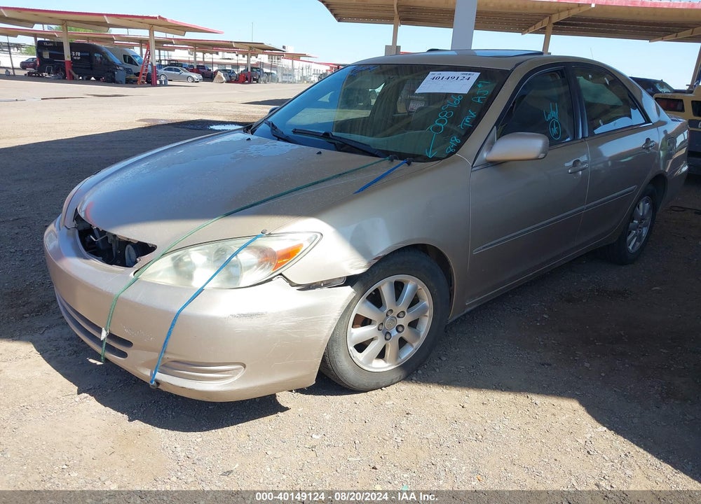 2002 TOYOTA CAMRY XLE V6 VIN: 4T1BF30K32U008966