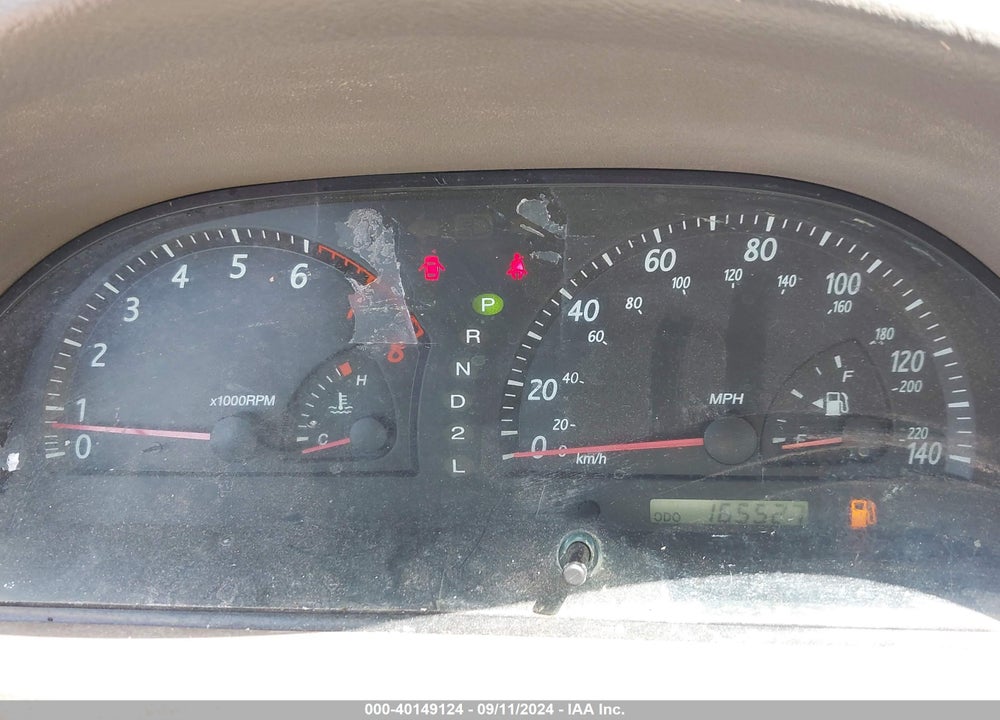 2002 TOYOTA CAMRY XLE V6 VIN: 4T1BF30K32U008966