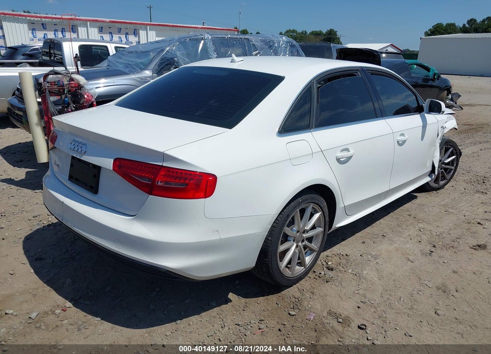 2015 AUDI A4 2.0T PREMIUM VIN: WAUAFAFL8FN035338