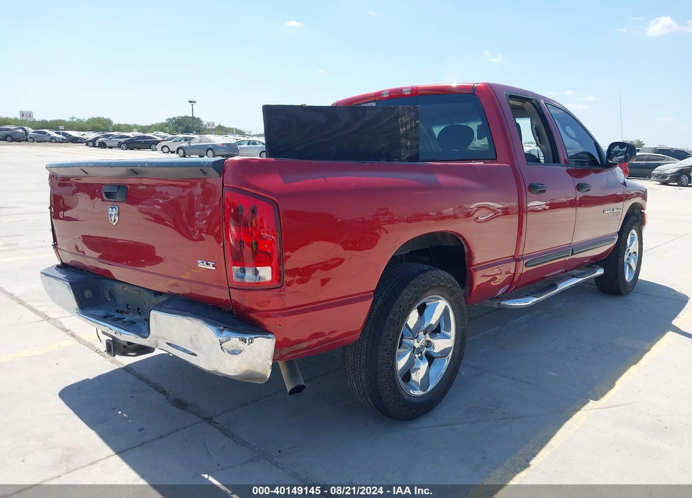 2006 DODGE RAM 1500 SLT VIN: 1D7HA18N06S711268