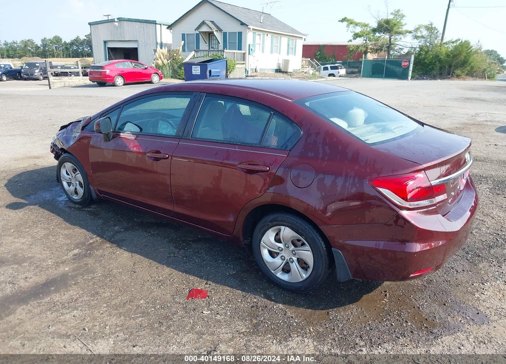 2013 HONDA CIVIC LX VIN: 2HGFB2F59DH583304