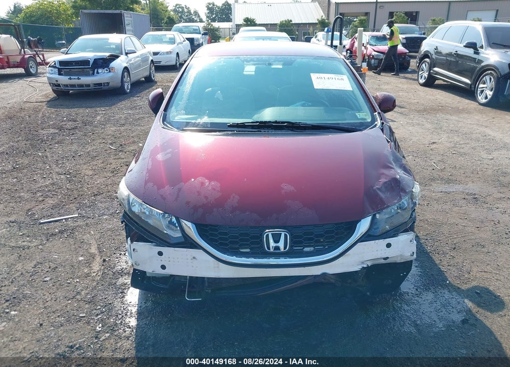 2013 HONDA CIVIC LX VIN: 2HGFB2F59DH583304