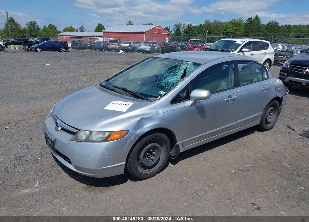 2008 HONDA CIVIC LX VIN: 2HGFA15508H326343