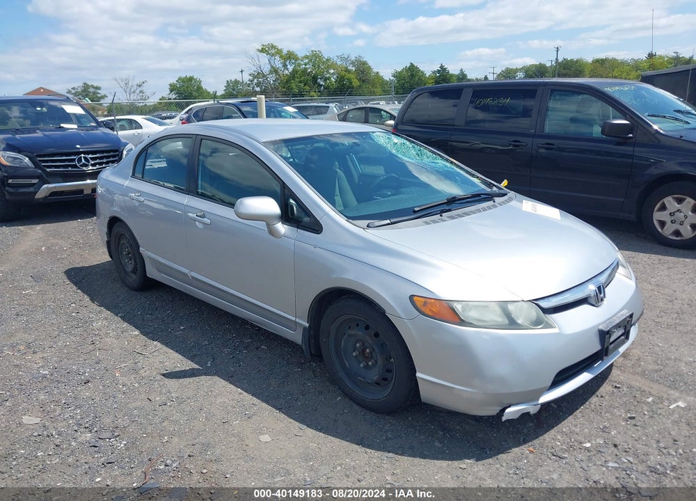2008 HONDA CIVIC LX VIN: 2HGFA15508H326343