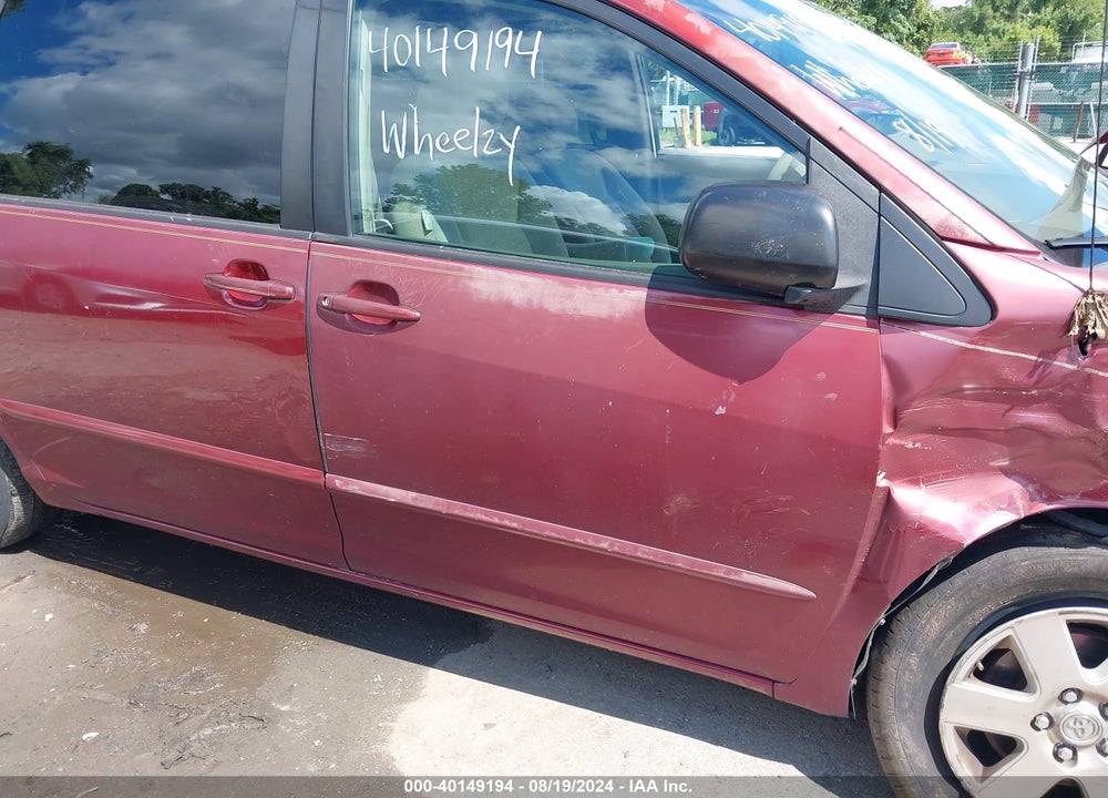 2006 TOYOTA SIENNA LE VIN: 5TDZA23C96S568677
