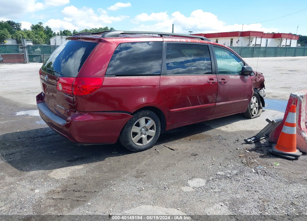 2006 TOYOTA SIENNA LE VIN: 5TDZA23C96S568677