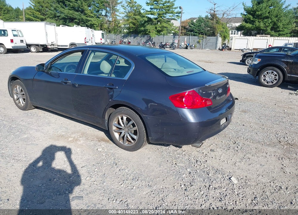2007 INFINITI G35X VIN: JNKBV61F67M808404