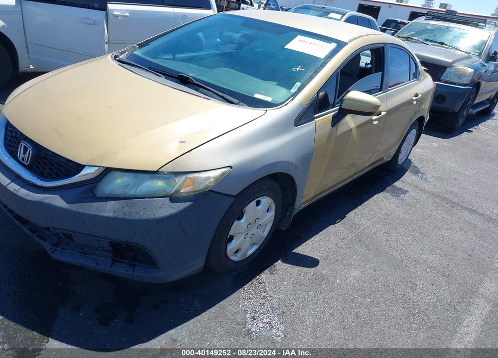 2015 HONDA CIVIC LX VIN: 19XFB2F53FE091445