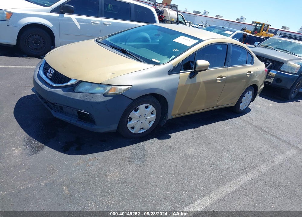 2015 HONDA CIVIC LX VIN: 19XFB2F53FE091445