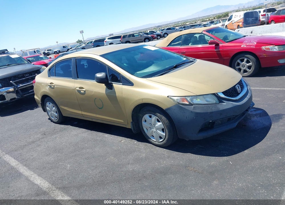 2015 HONDA CIVIC LX VIN: 19XFB2F53FE091445