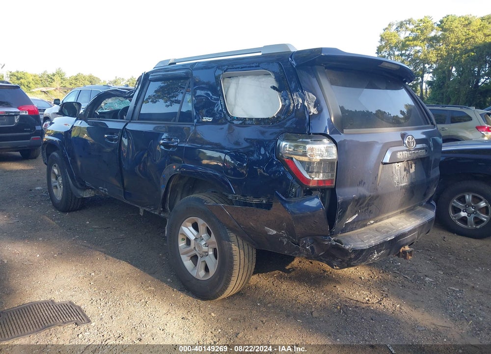 2017 TOYOTA 4RUNNER SR5 PREMIUM VIN: JTEBU5JR7H5423000