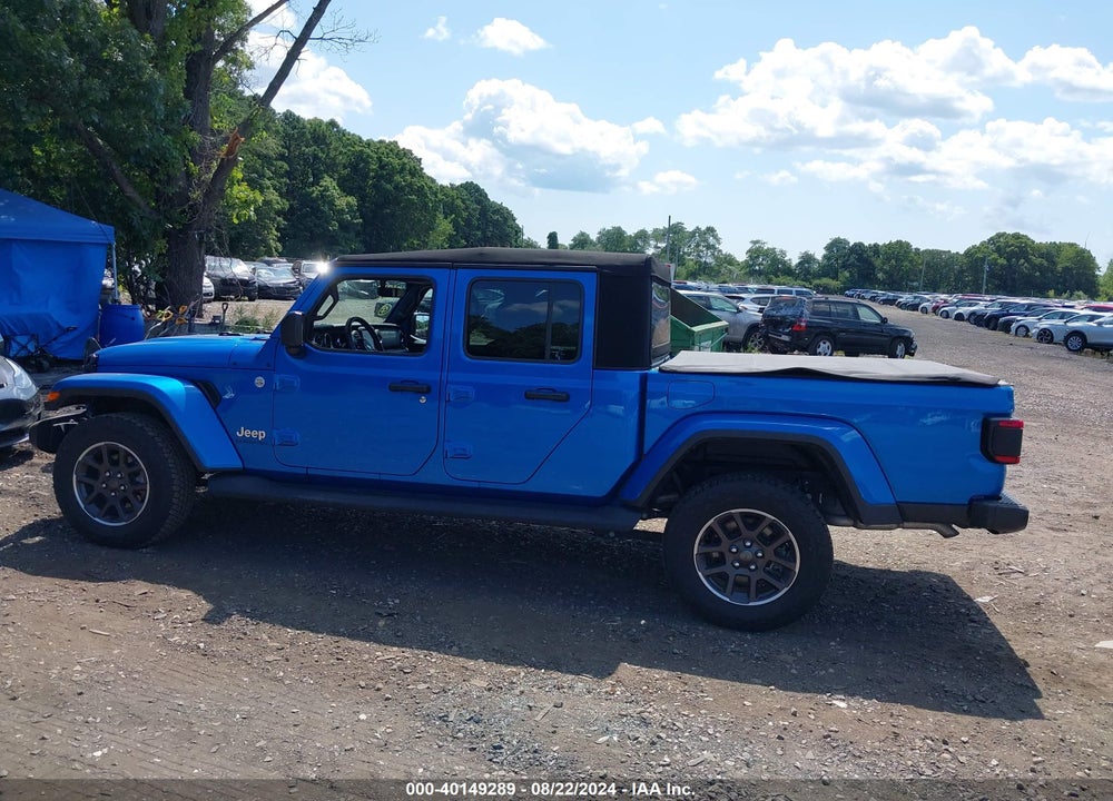 2022 JEEP GLADIATOR OVERLAND 4X4 VIN: 1C6HJTFG0NL159779