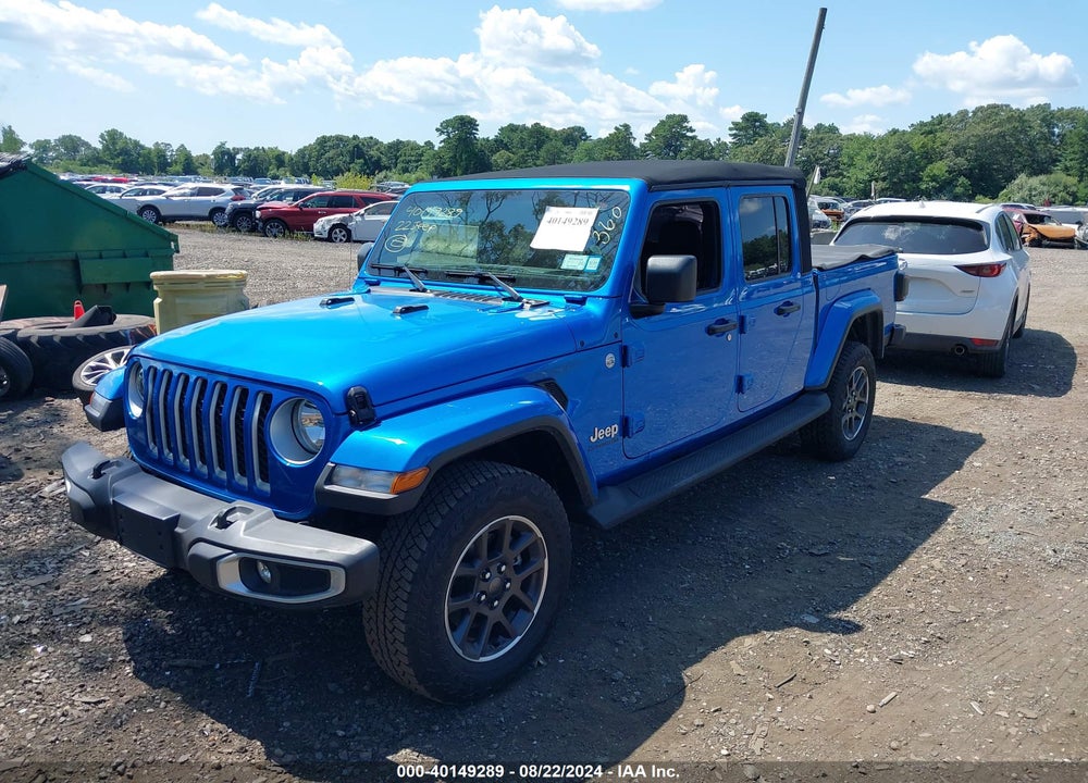 2022 JEEP GLADIATOR OVERLAND 4X4 VIN: 1C6HJTFG0NL159779
