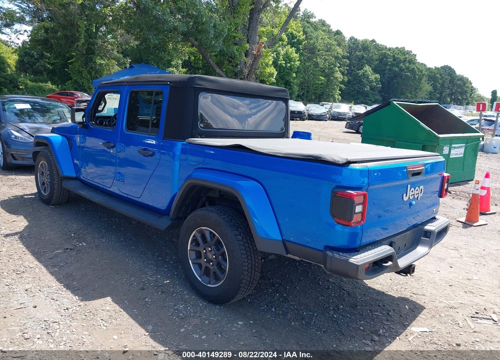 2022 JEEP GLADIATOR OVERLAND 4X4 VIN: 1C6HJTFG0NL159779