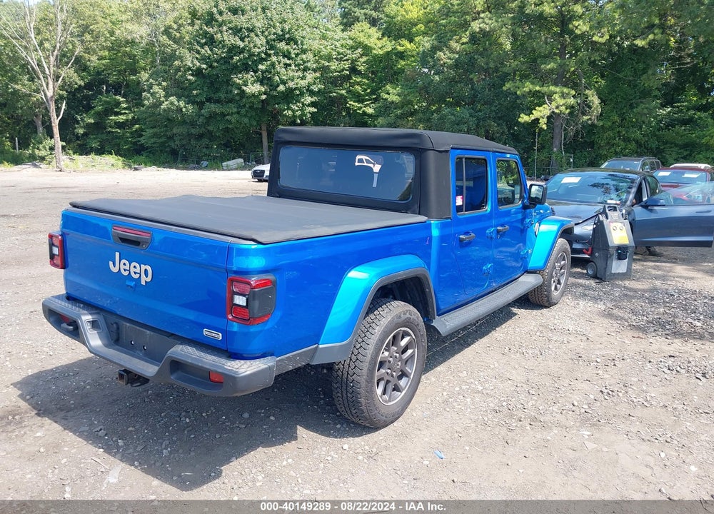 2022 JEEP GLADIATOR OVERLAND 4X4 VIN: 1C6HJTFG0NL159779
