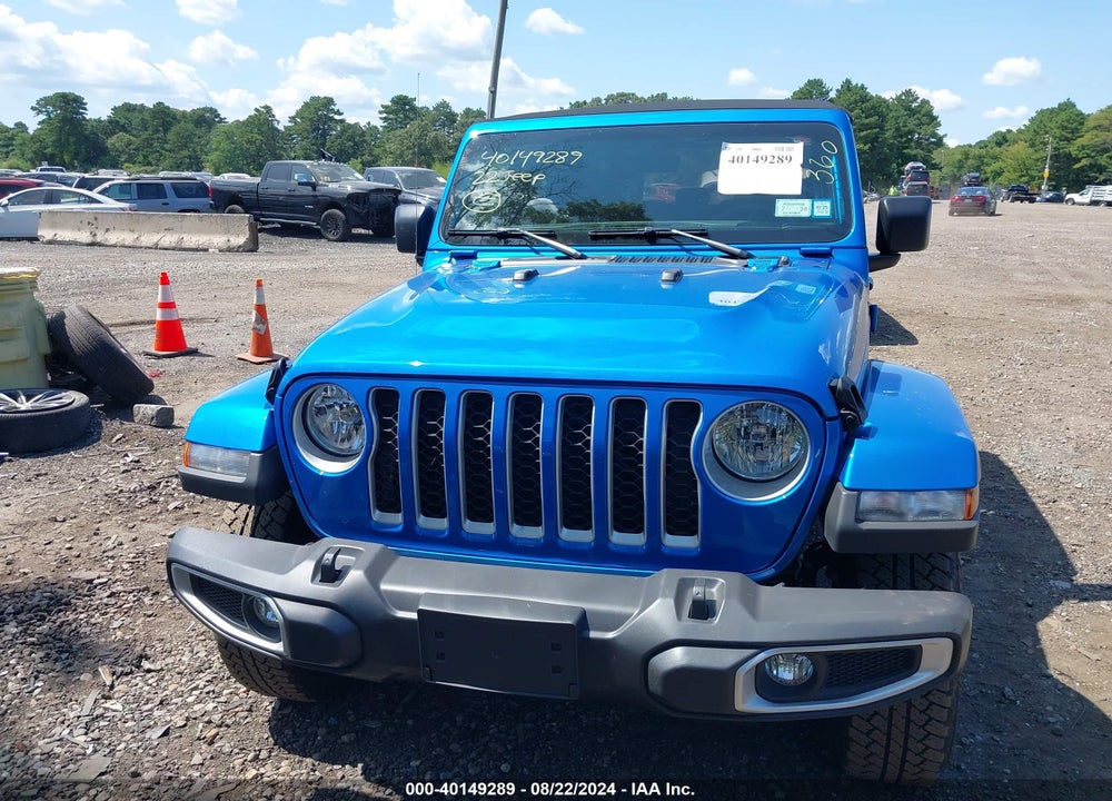 2022 JEEP GLADIATOR OVERLAND 4X4 VIN: 1C6HJTFG0NL159779