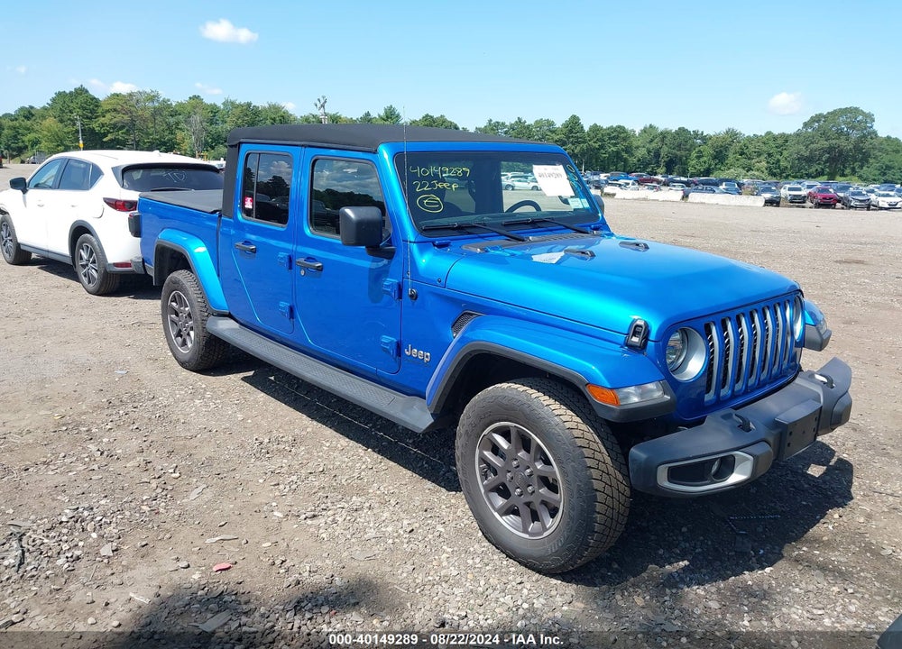 2022 JEEP GLADIATOR OVERLAND 4X4 VIN: 1C6HJTFG0NL159779