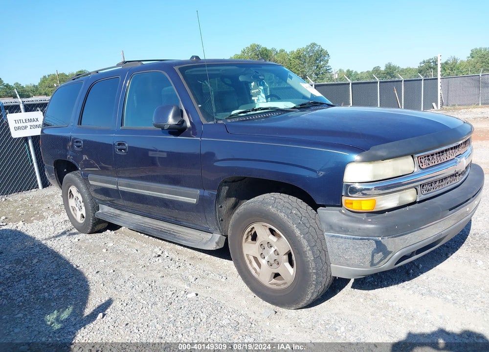 2005 CHEVROLET TAHOE VIN: 1GNEC13T75R132112