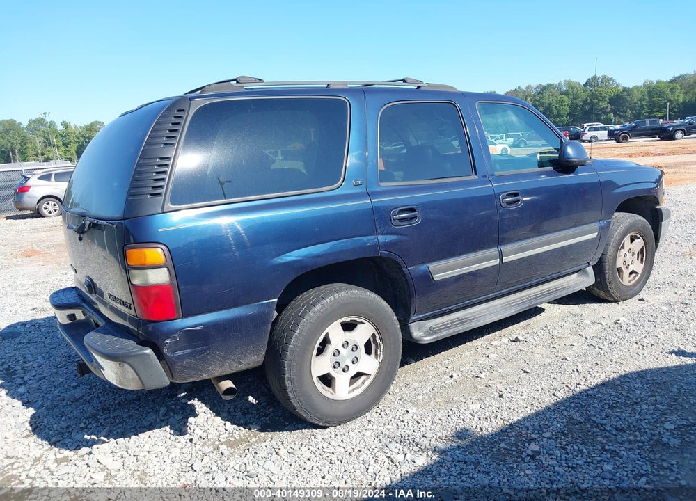 2005 CHEVROLET TAHOE VIN: 1GNEC13T75R132112