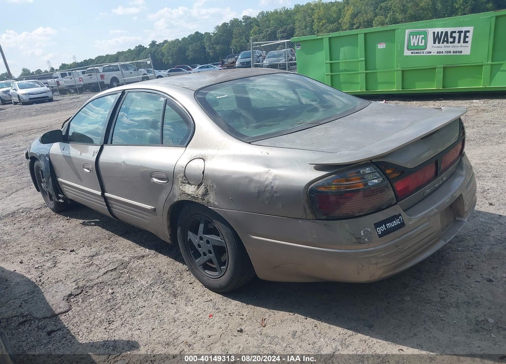 2003 PONTIAC BONNEVILLE SE VIN: 1G2HX52KX34106502
