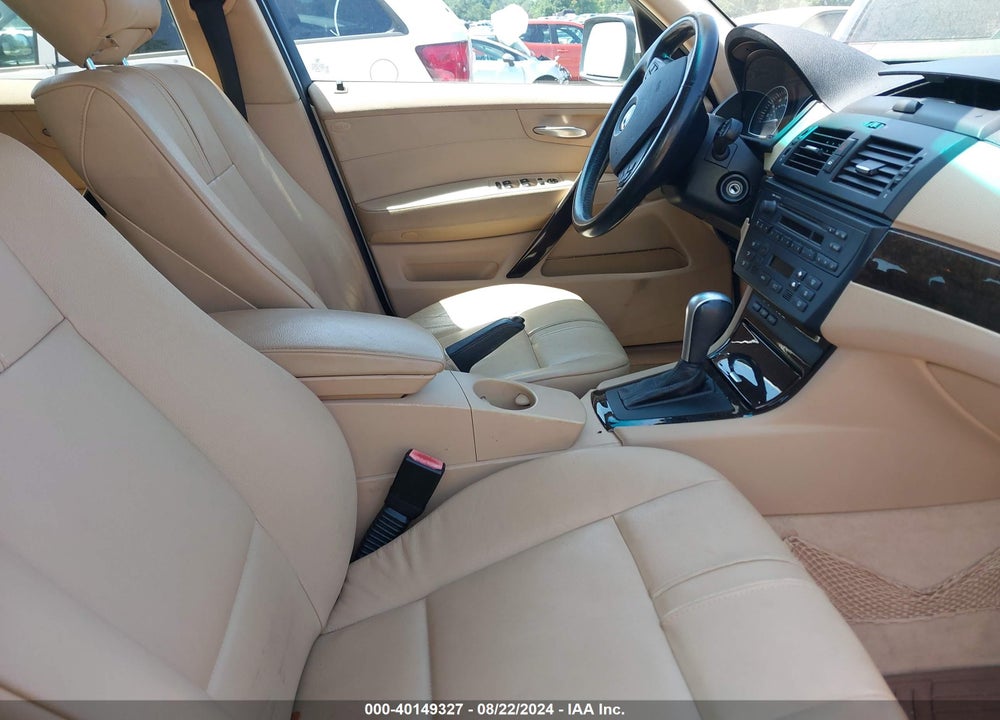 2007 BMW X3 3.0SI VIN: WBXPC93477WF19729