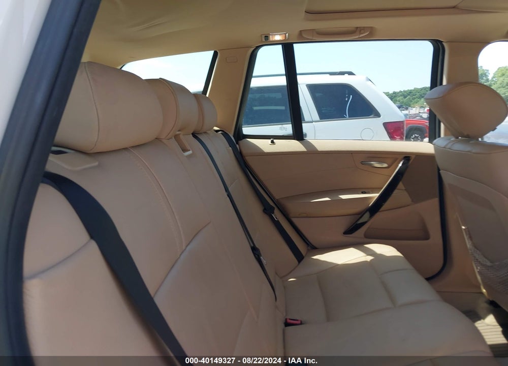 2007 BMW X3 3.0SI VIN: WBXPC93477WF19729