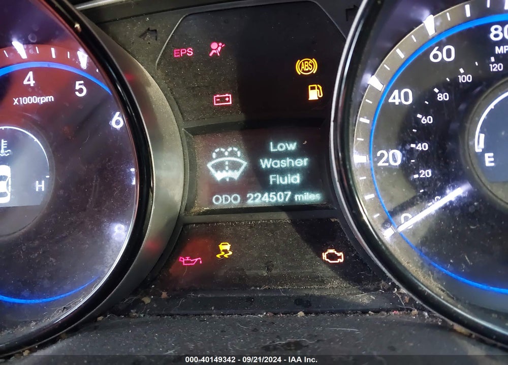 2013 HYUNDAI SONATA GLS VIN: 5NPEB4AC8DH631930