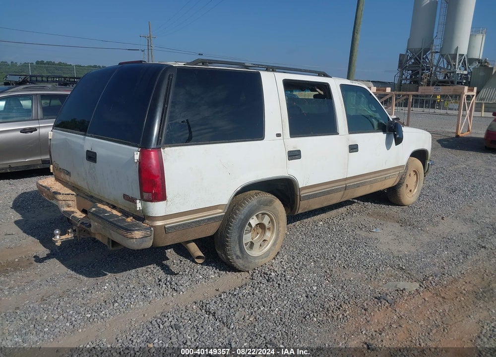 1999 GMC YUKON VIN: 1GKEC13R0XJ804675