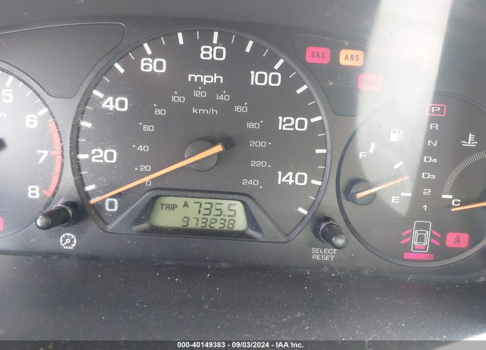 2001 HONDA ACCORD 2.3 EX VIN: 1HGCG56621A147595