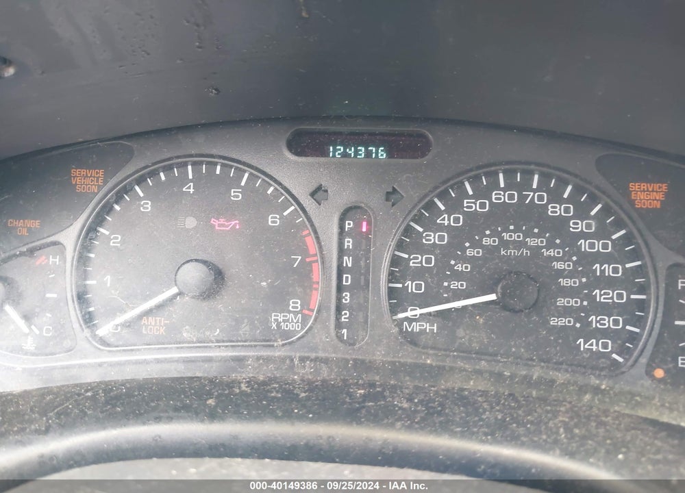 1998 OLDSMOBILE INTRIGUE VIN: 1G3WH52K5WF310911