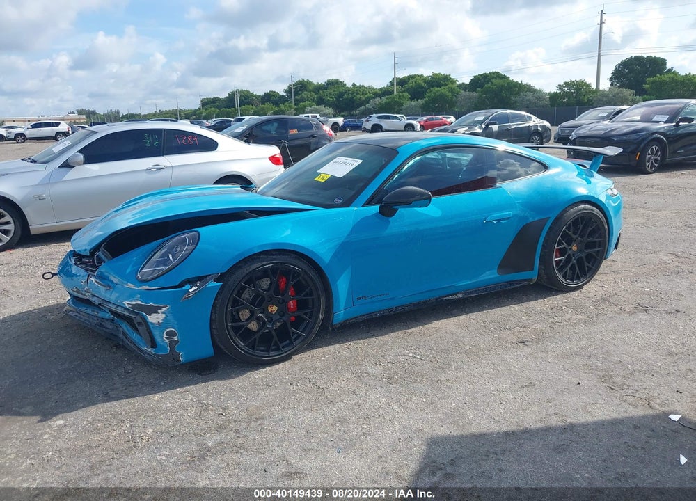 2021 PORSCHE 911 CARRERA VIN: WP0AA2A96MS205214