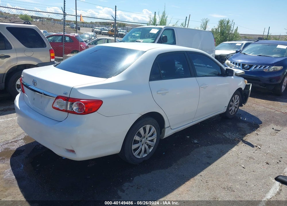 2012 TOYOTA COROLLA VIN: 2T1BU4EE7CC796507