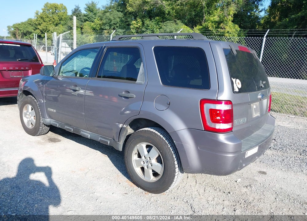 2008 FORD ESCAPE XLT VIN: 1FMCU93Z88KD56627
