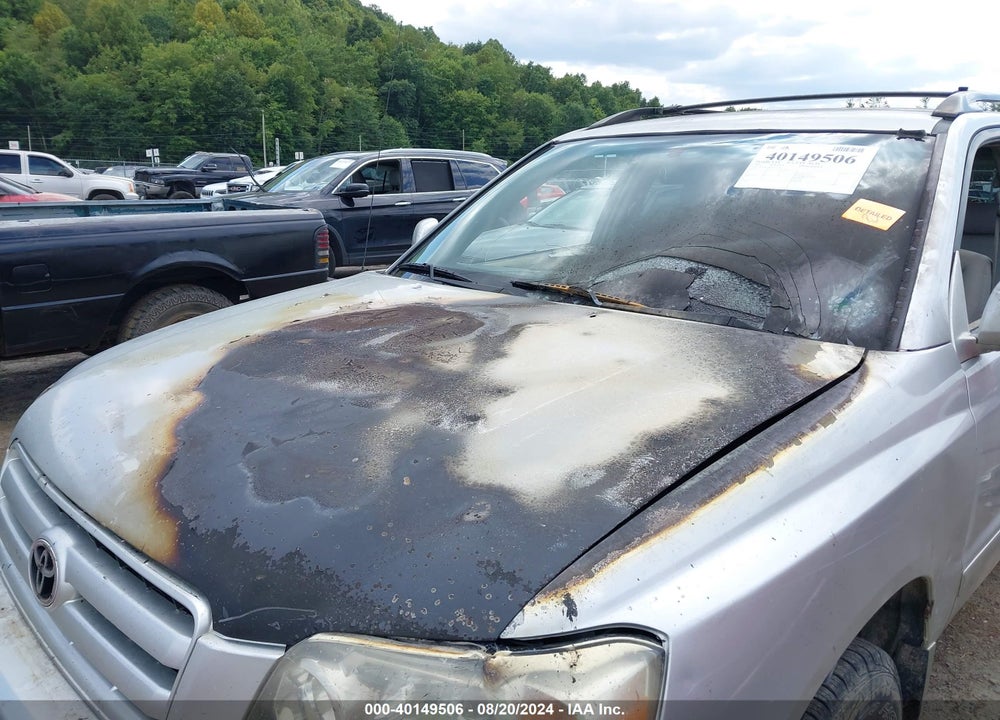 2005 TOYOTA HIGHLANDER V6 VIN: JTEEP21A050107394
