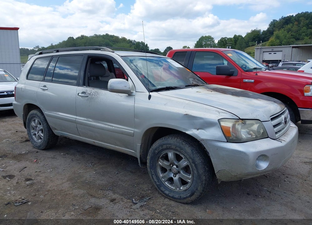 2005 TOYOTA HIGHLANDER V6 VIN: JTEEP21A050107394