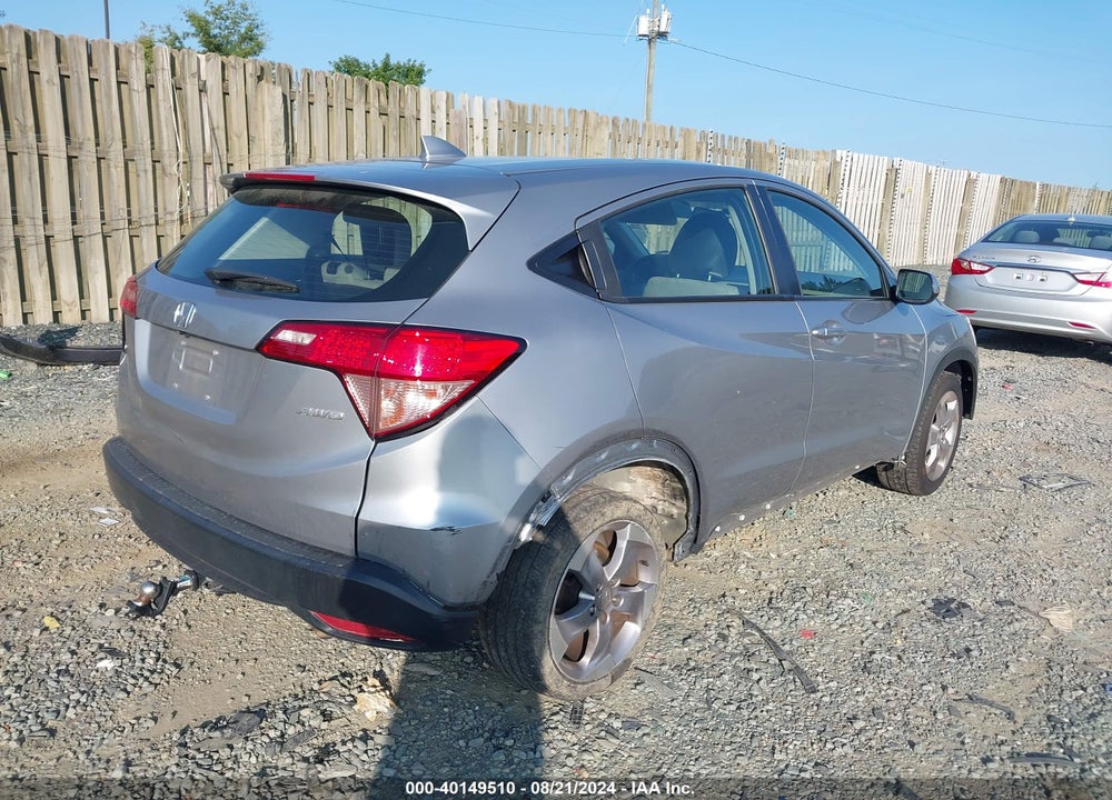 2018 HONDA HR-V LX VIN: 3CZRU6H34JG706795