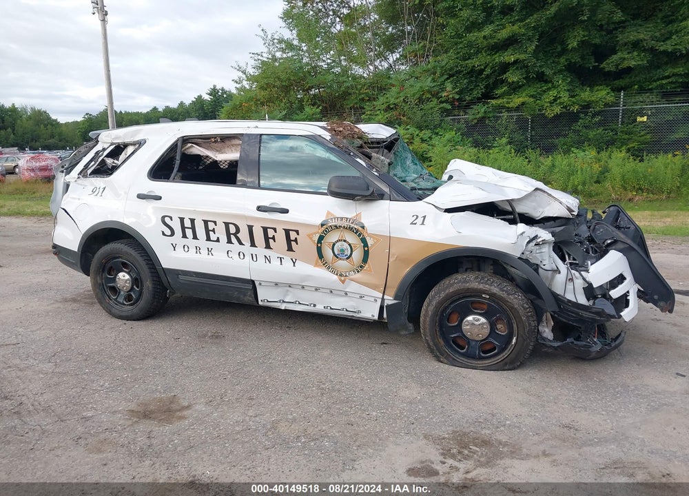 2018 FORD POLICE INTERCEPTOR UTILITY VIN: 1FM5K8AR6JGC16922